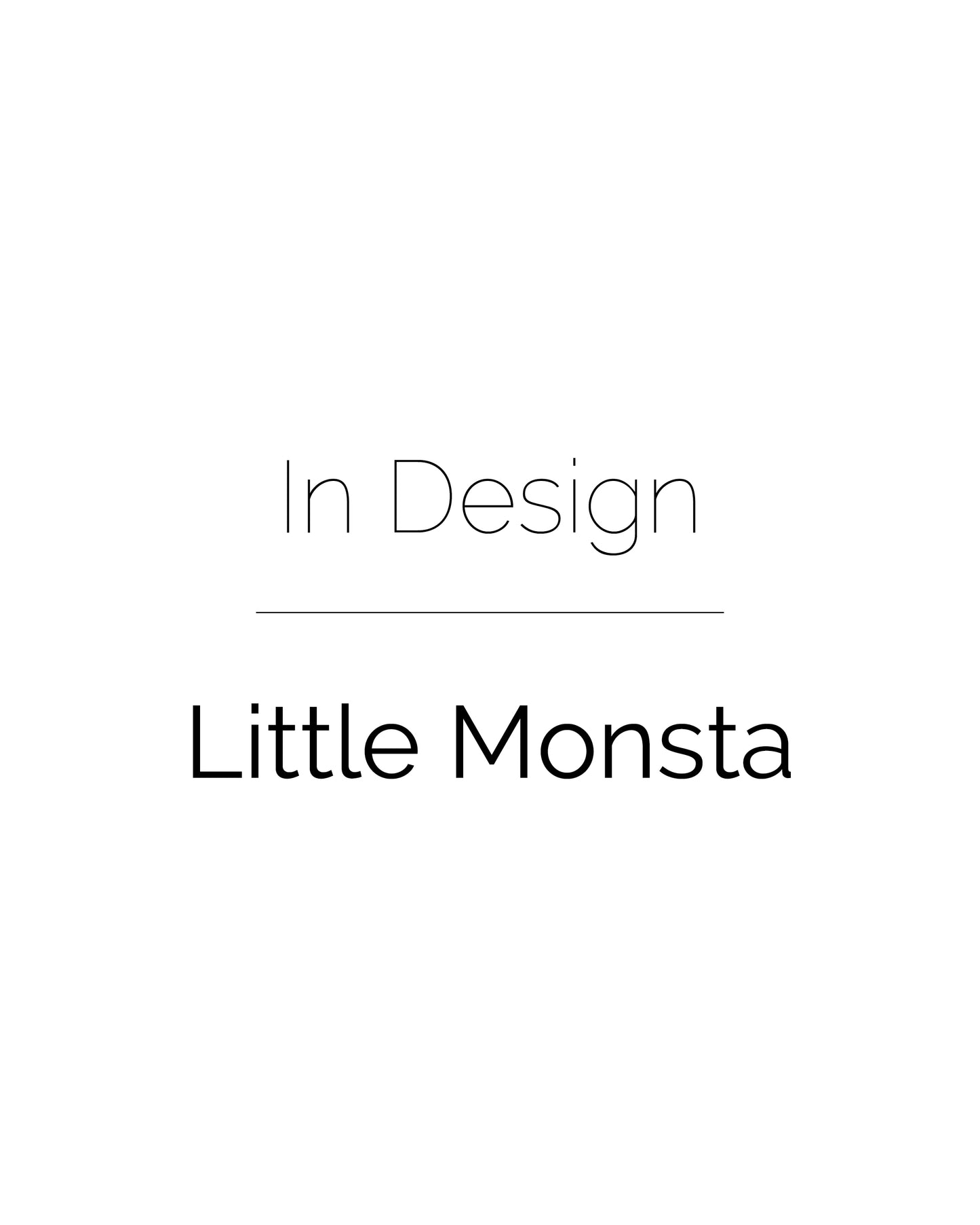 Little Monsta / Jnr Tee